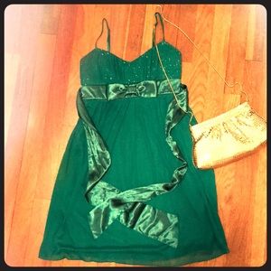 Green Cocktail Dress
